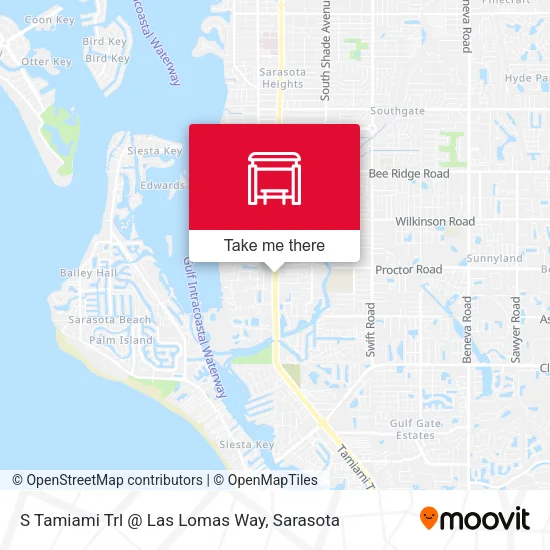 Mapa de S Tamiami Trl @ Las Lomas Way