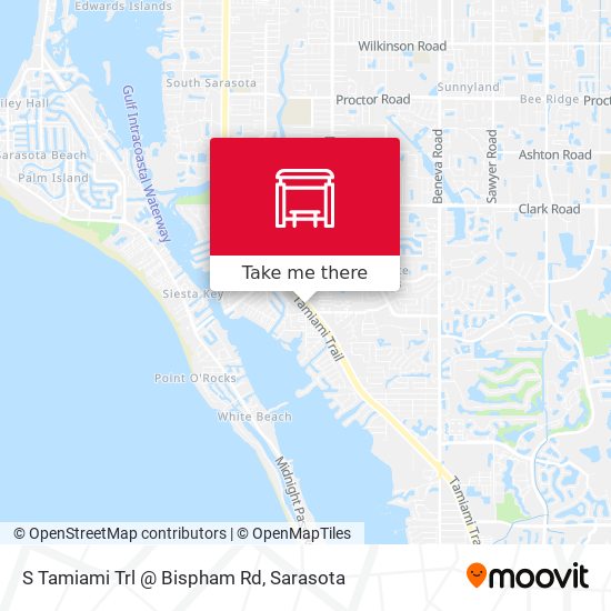 S Tamiami Trl @ Bispham Rd map