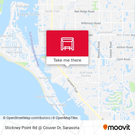 Stickney Point Rd @ Couver Dr map