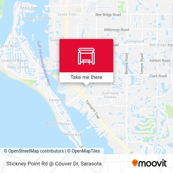 Mapa de Stickney Point Rd @ Couver Dr