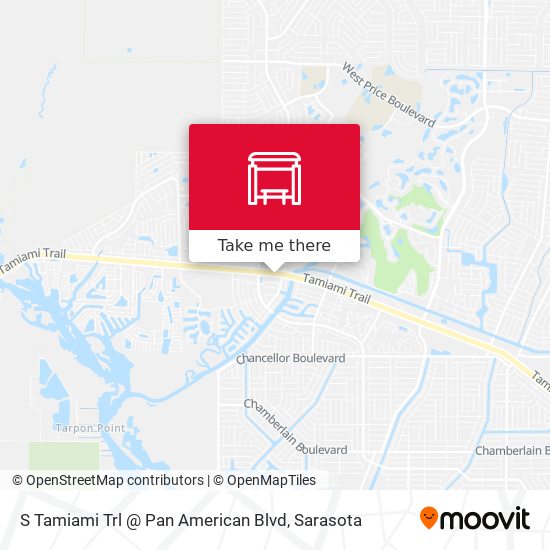 S Tamiami Trl @ Pan American Blvd map