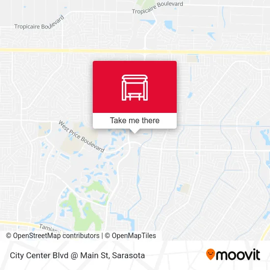 Mapa de City Center Blvd @ Main St