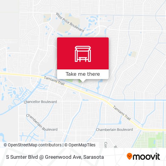 S Sumter Blvd @ Greenwood Ave map