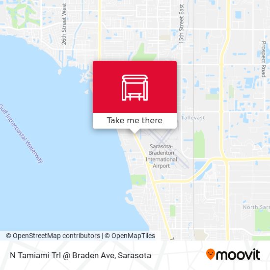 N Tamiami Trl @ Braden Ave map