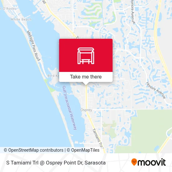 Mapa de S Tamiami Trl @ Osprey Point Dr