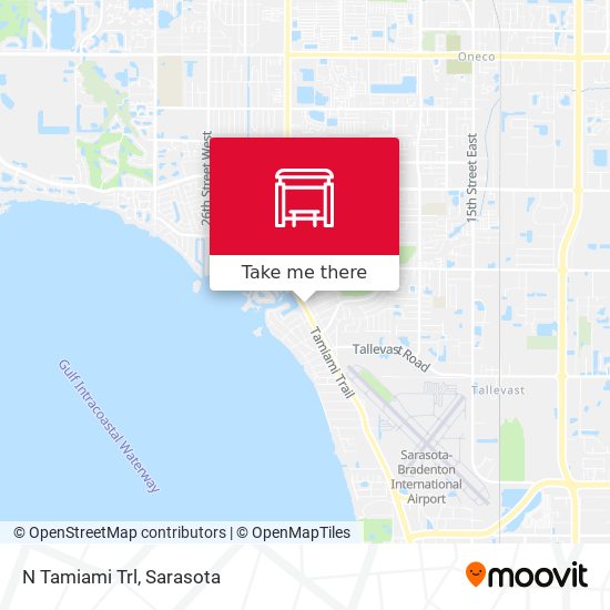 Mapa de N Tamiami Trl