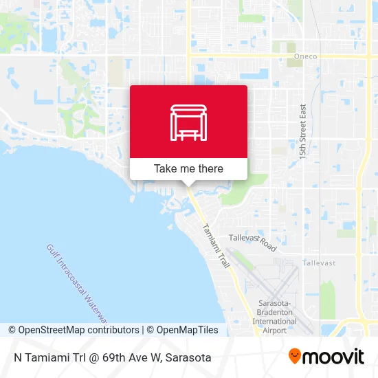 N Tamiami Trl @ 69th Ave W map