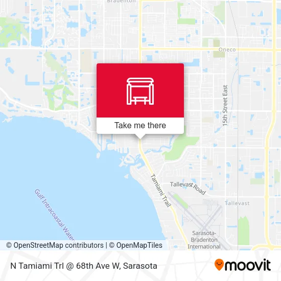 Mapa de N Tamiami Trl @ 68th Ave W