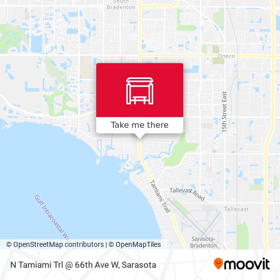Mapa de N Tamiami Trl @ 66th Ave W