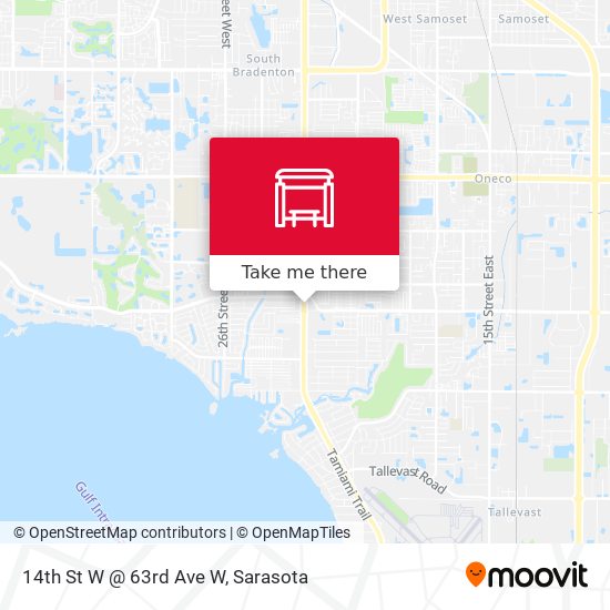 Mapa de 14th St W @ 63rd Ave W
