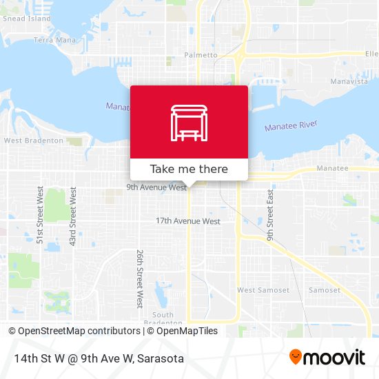 14th St W @ 9th Ave W map