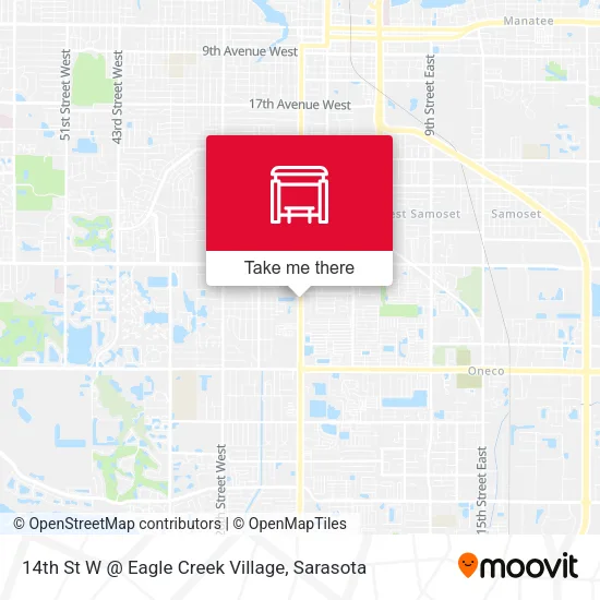 Mapa de 14th St W @ Eagle Creek Village