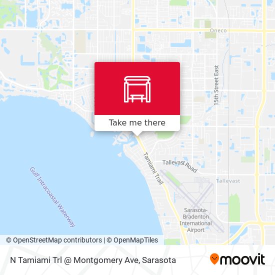 N Tamiami Trl @ Montgomery Ave map