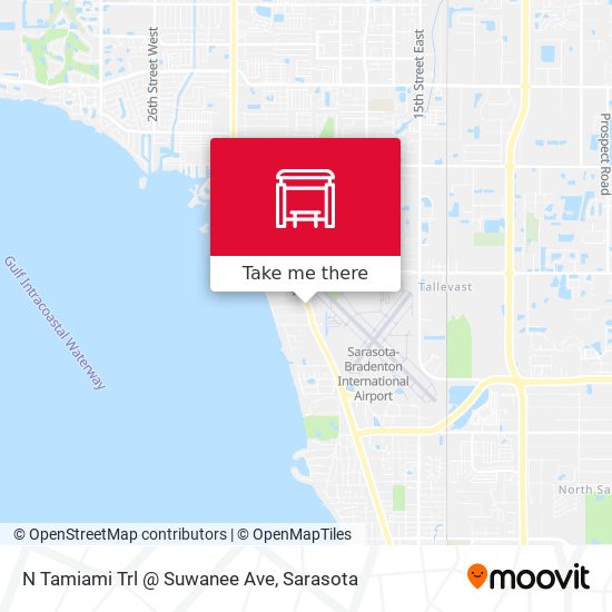 N Tamiami Trl @ Suwanee Ave map