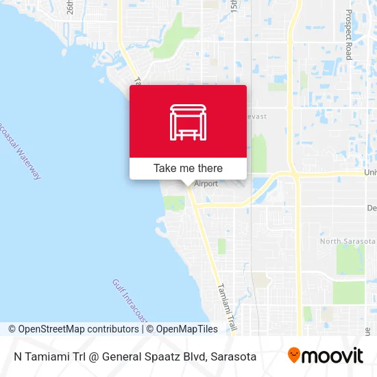 Mapa de N Tamiami Trl @ General Spaatz Blvd