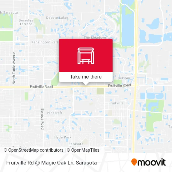 Mapa de Fruitville Rd @ Magic Oak Ln