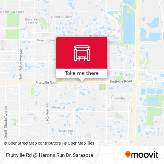 Mapa de Fruitville Rd @ Herons Run Dr
