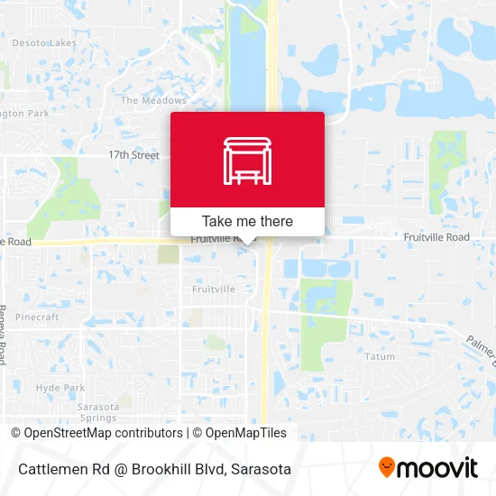 Mapa de Cattlemen Rd @ Brookhill Blvd