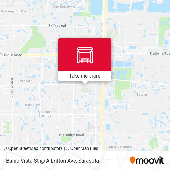 Mapa de Bahia Vista St @ Albritton Ave