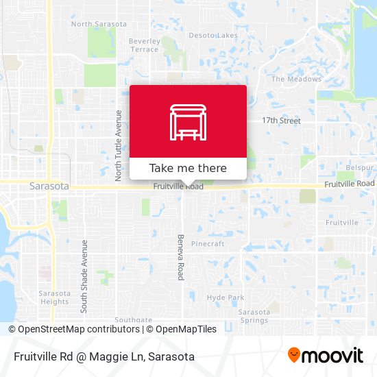 Mapa de Fruitville Rd @ Maggie Ln
