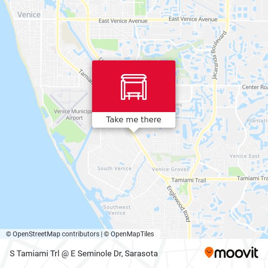 Mapa de S Tamiami Trl @ E Seminole Dr
