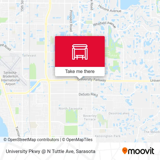 Mapa de University Pkwy @ N Tuttle Ave