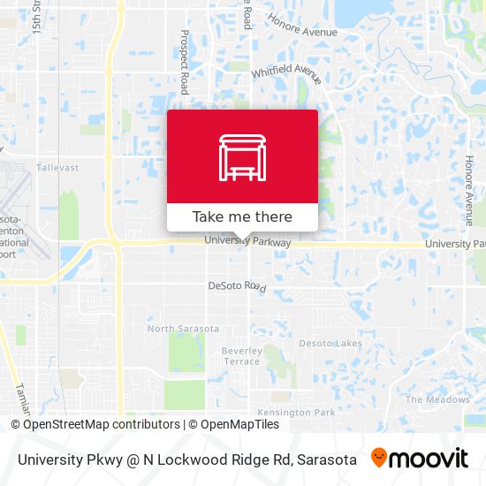 University Pkwy @ N Lockwood Ridge Rd map
