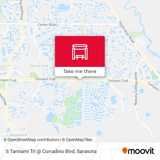 S Tamiami Trl @ Corradino Blvd map
