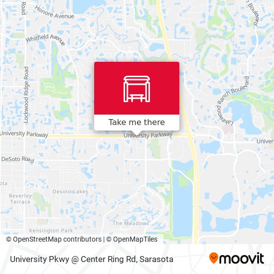 Mapa de University Pkwy @ Center Ring Rd