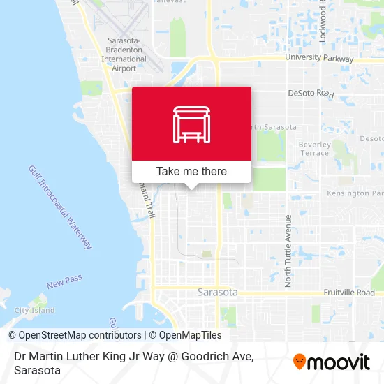 Dr Martin Luther King Jr Way @ Goodrich Ave map