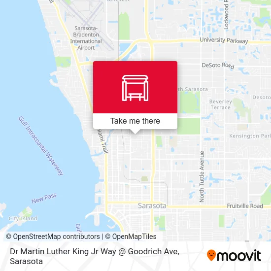 Dr Martin Luther King Jr Way @ Goodrich Ave map