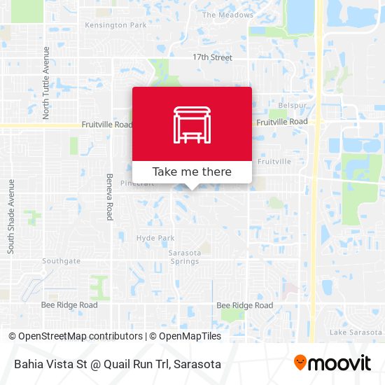 Mapa de Bahia Vista St @ Quail Run Trl