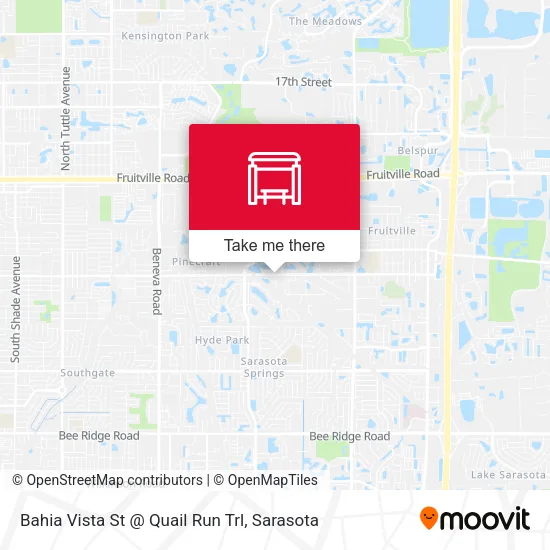 Mapa de Bahia Vista St @ Quail Run Trl