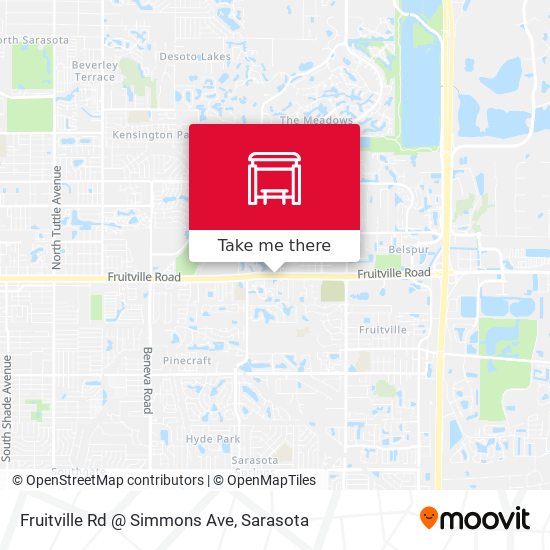 Mapa de Fruitville Rd @ Simmons Ave