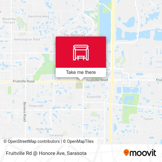 Mapa de Fruitville Rd @ Honore Ave