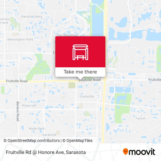 Fruitville Rd @ Honore Ave map