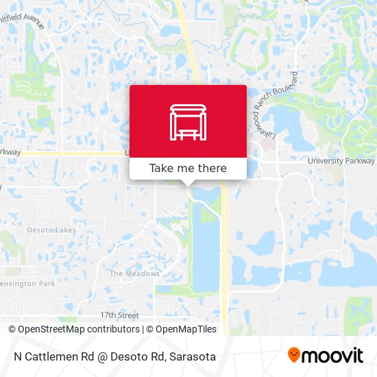 Mapa de N Cattlemen Rd @ Desoto Rd