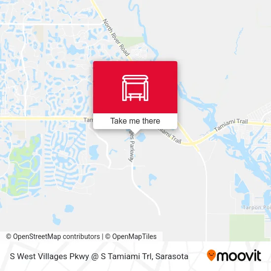 Mapa de S West Villages Pkwy @ S Tamiami Trl