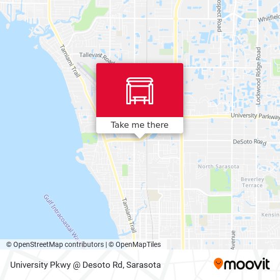 Mapa de University Pkwy @ Desoto Rd