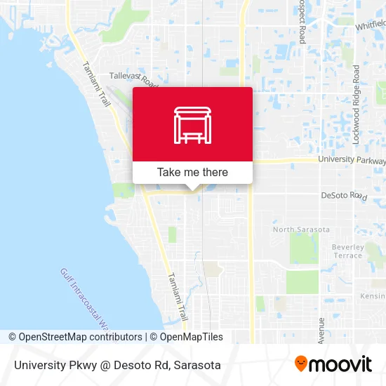 Mapa de University Pkwy @ Desoto Rd