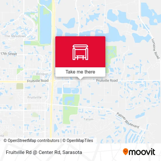Mapa de Fruitville Rd @ Center Rd