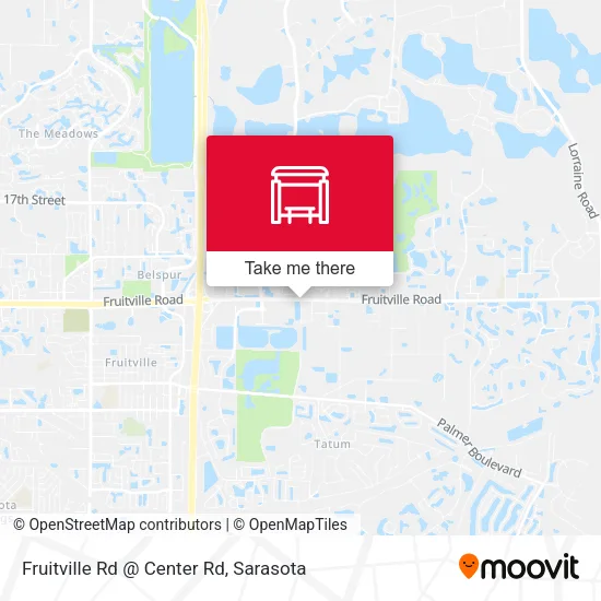 Mapa de Fruitville Rd @ Center Rd