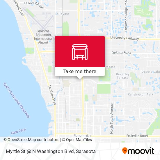 Mapa de Myrtle St @ N Washington Blvd