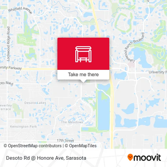 Mapa de Desoto Rd @ Honore Ave