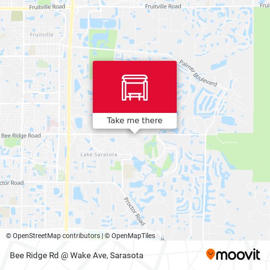 Bee Ridge Rd @ Wake Ave map