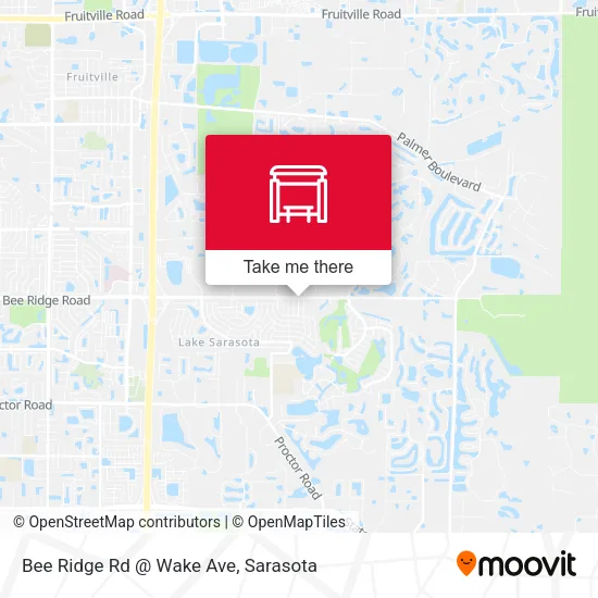 Mapa de Bee Ridge Rd @ Wake Ave