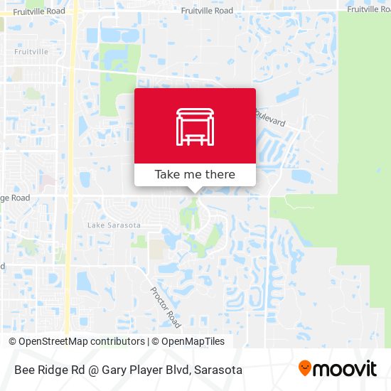 Bee Ridge Rd @ Gary Player Blvd map