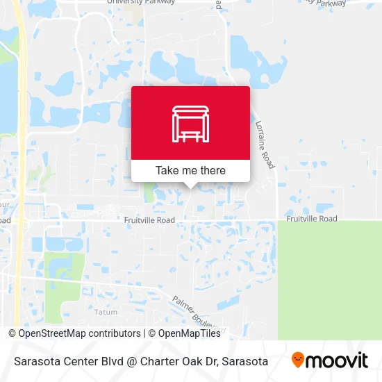 Mapa de Sarasota Center Blvd @ Charter Oak Dr