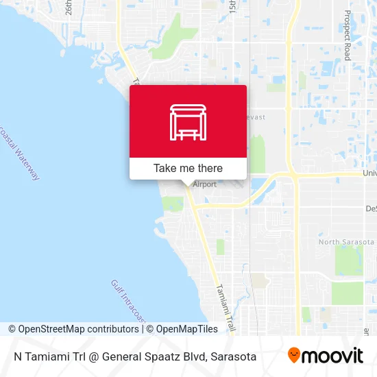 N Tamiami Trl @ General Spaatz Blvd map