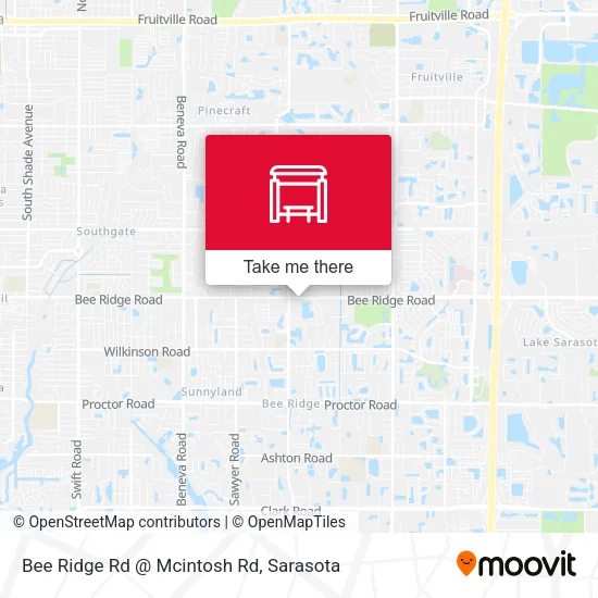 Mapa de Bee Ridge Rd @ Mcintosh Rd